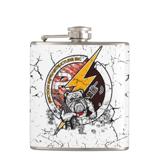 FLASQUE INFRA BLANC フラスク (正面)