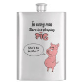 Flasque Ronchon le cochon フラスク (正面)