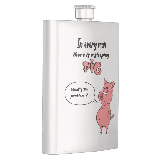 Flasque Ronchon le cochon フラスク (右)