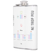 Flasque YIN YANG - Ni trop, Ni trop peu フラスク (左)