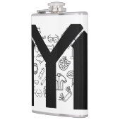 Flasques avec vinyle pièces cycliste  フラスク (左)