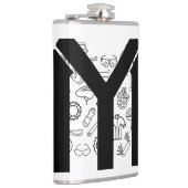 Flasques avec vinyle pièces cycliste  フラスク (右)