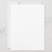 Flat Announcement Card 案内状 (正面)