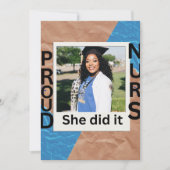 Flat Announcement Card 案内状 (正面)