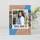 Flat Announcement Card 案内状 (スタンド正面)