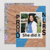 Flat Announcement Card 案内状 (正面/裏面)