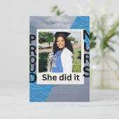 Flat Announcement Card 案内状 (スタンド正面)