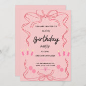 Flat Birthday Card シーズンカード (正面/裏面)
