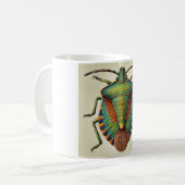 Flat Bug 081024IREF250 - Watercolor コーヒーマグカップ (正面左)