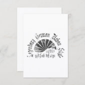 Flat Card 3.5" x 5" (正面/裏面)