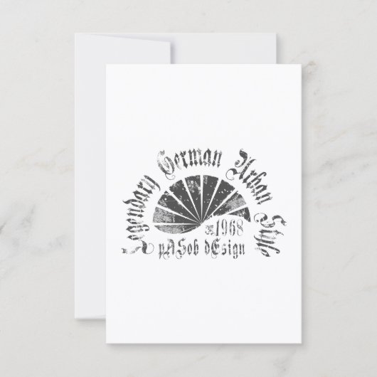 Flat Card 3.5" x 5" (正面)