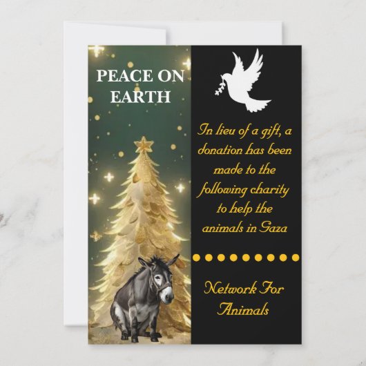 Flat Card Announcement サンキューカード (裏面)