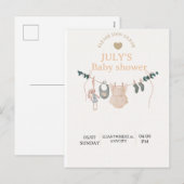 Flat Card BABY SHOWER シーズンポストカード (正面/裏面)