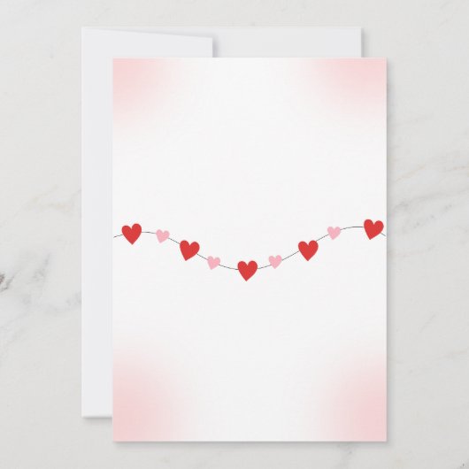 Flat Card- baby shower card invitation (裏面)