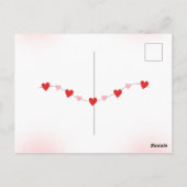 Flat Card- baby shower card invitation ポストカード (裏面)