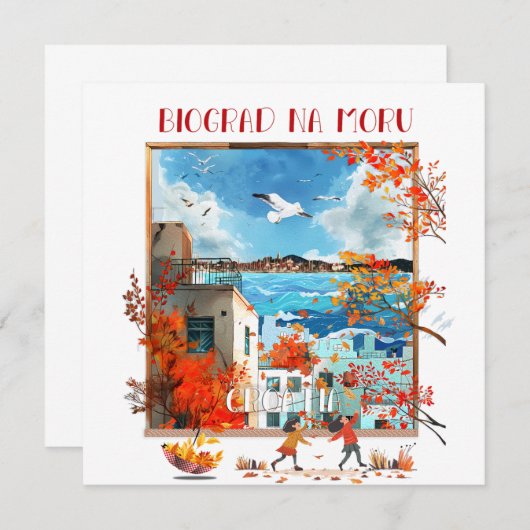 Flat Card - Biograd na Moru 2 (正面/裏面)