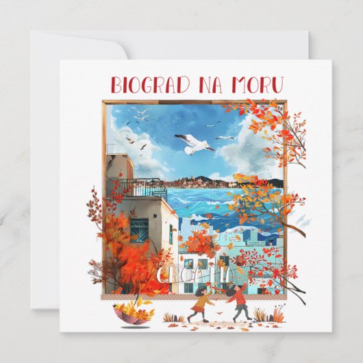 Flat Card - Biograd na Moru 2 (正面)