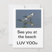 Flat Card See you at the beach jGibney The Museum (正面)