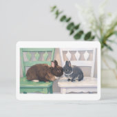 Flat Card - Two Rabbits (スタンド正面)