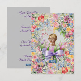 Flat Cards 1 L-Grey(Cameo Garden)RFPMDesigns©️2024 招待状