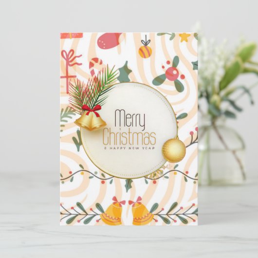 Flat Christmas Card シーズンカード (スタンド正面)