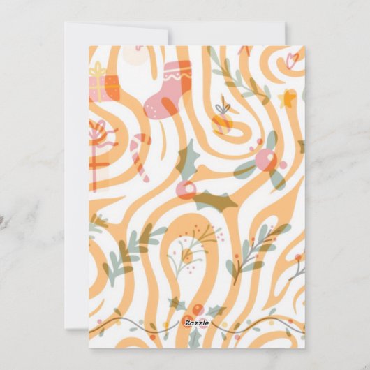 Flat Christmas Card シーズンカード (裏面)