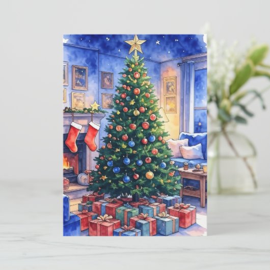 Flat Christmas Card シーズンカード (スタンド正面)