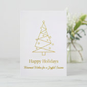 Flat Christmas Greeting Card シーズンカード (スタンド正面)