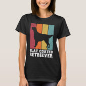 Flat Coated Retriever Vintage  2 Tシャツ (正面)