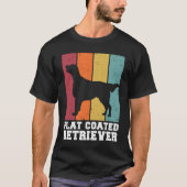 Flat Coated Retriever Vintage  2 Tシャツ (正面)