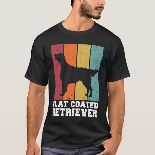 Flat Coated Retriever Vintage  2 Tシャツ (正面)