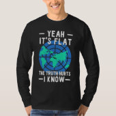 Flat Earth Its Flat The Truth That I'm Absorbing Tシャツ (正面)