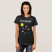 Flat Earther Flat Earth Map Conspiracy  1 Tシャツ (正面フル)