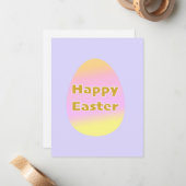 Flat Easter Card ノートカード (正面/裏面インサイチュ)