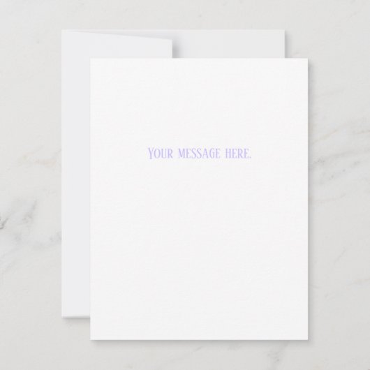 Flat Easter Card ノートカード (裏面)