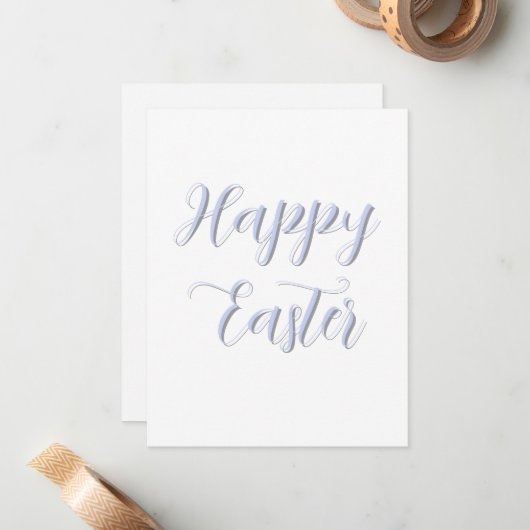 Flat Easter Note Card ノートカード (正面/裏面インサイチュ)