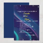 Flat Floral Wedding Invite (正面/裏面)