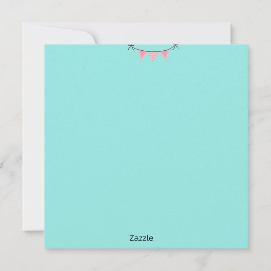 Flat Greeting Card カード (裏面)