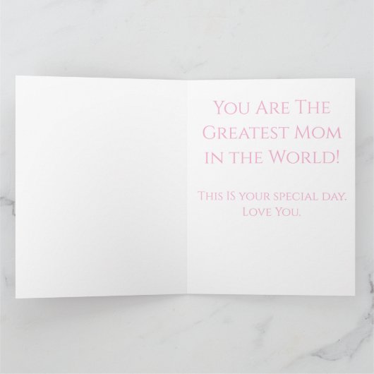 Flat Greeting Card カード (内部)