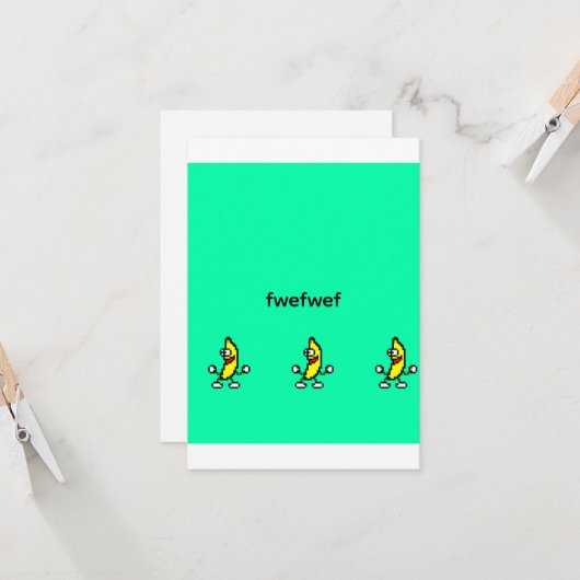 Flat Greeting Card カード (正面/裏面インサイチュ)