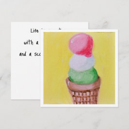 Flat Greeting Card カード