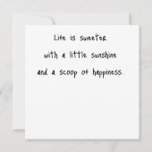 Flat Greeting Card カード (裏面)