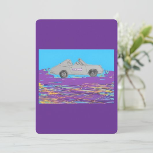 Flat Greeting Card Blank Inside カード (スタンド正面)