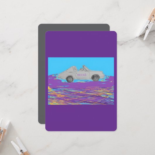 Flat Greeting Card Blank Inside カード (正面/裏面インサイチュ)