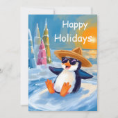 Flat Greeting Card "Happy Holidays" カード (正面)