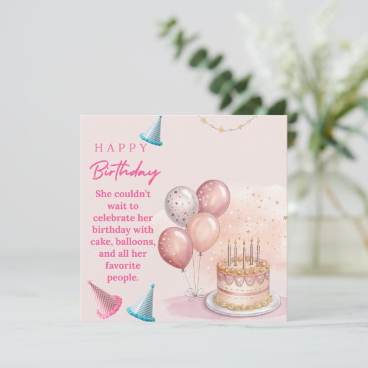 Flat Greetings card カード (スタンド正面)