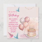 Flat Greetings card カード (正面)