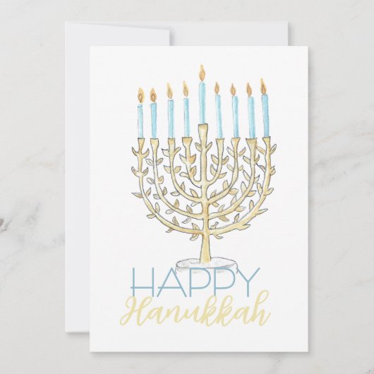 Flat Hanukkah Card シーズンカード (正面)