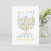 Flat Hanukkah Card シーズンカード (スタンド正面)