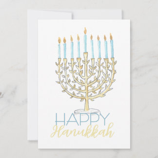 Flat Hanukkah Card シーズンカード